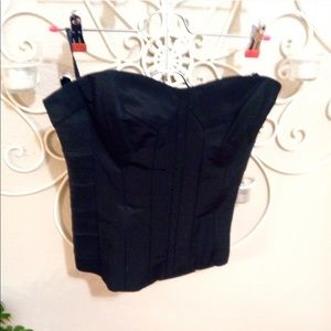 French Connection Black Bustier